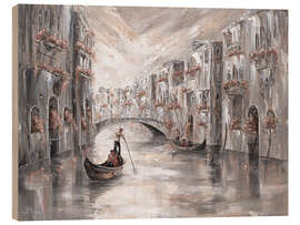 Stampa su legno Adoration, Venice Charm - Isabella Karolewicz