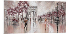 Aluminium print Vintage Paris Flair