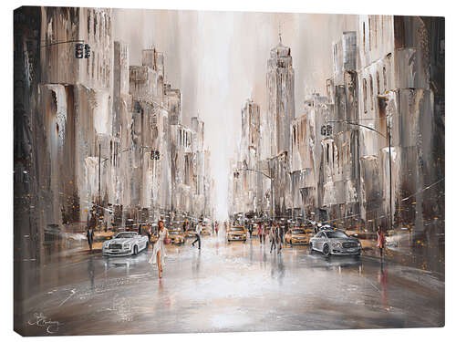 Canvas print City Life, New York