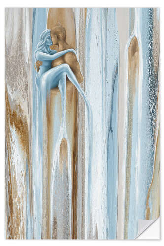 Wall sticker Passion Falls, couple nude