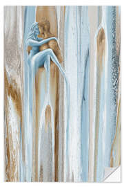 Wall sticker Passion Falls, couple nude