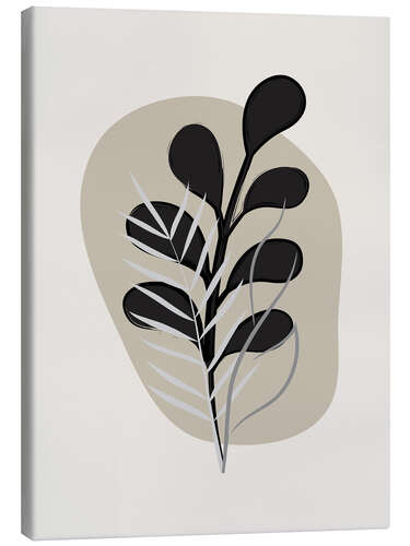 Canvas-taulu Grass Plant beige II