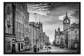 Gerahmter Kunstdruck Morgenimpression von der Royal Mile