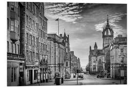 Foam board print Morning impression from the Royal Mile