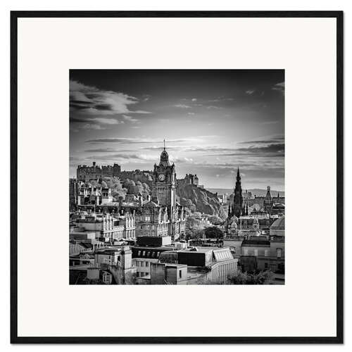 Gerahmter Kunstdruck Fantastischer Blick über Edinburgh