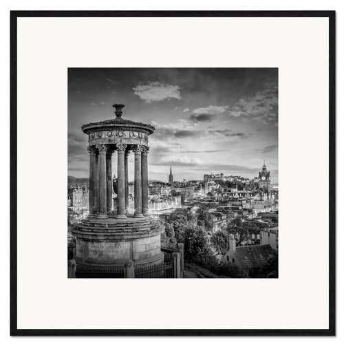 Impresión de arte enmarcada Monumento a Dugald Stewart, Edimburgo