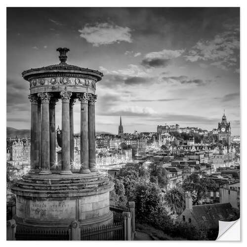 Wandsticker Dugald Stewart Monument, Edinburgh