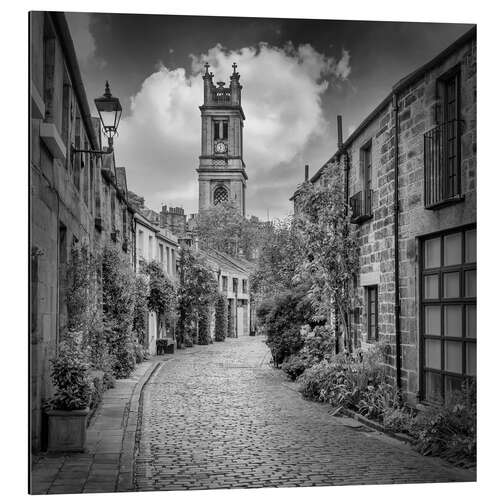 Aluminium print Circus Lane in Edinburgh