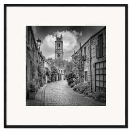 Framed art print Circus Lane in Edinburgh