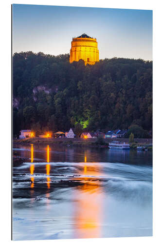 Galleritryck Kelheim in the evening, Germany