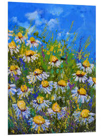 Foam board print Daisy Meadow