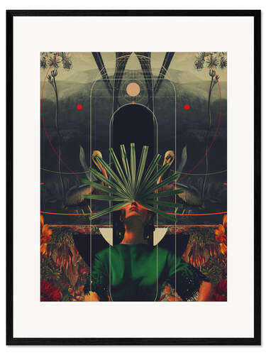 Framed art print She saw the Equator
