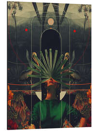 Magnettafel Sie sah den Äquator