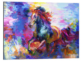 Magnettafel Farbenfrohes Pferd