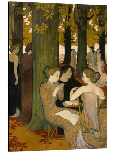 Quadro em alumínio The Muses, 1893