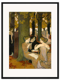 Gerahmter Kunstdruck Die Musen, 1893