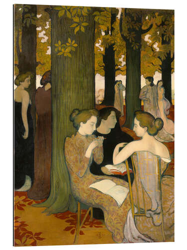 Galleritryck The Muses, 1893