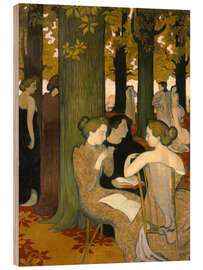 Stampa su legno The Muses, 1893