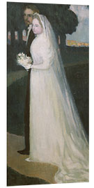 Foam board print Wedding of Marthe and Maurice, 1893