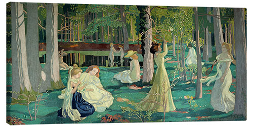 Canvas print The Badminton Players, 1900