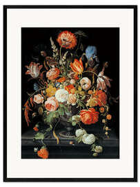 Plakat artystyczny premium w ramie Floral Still Life