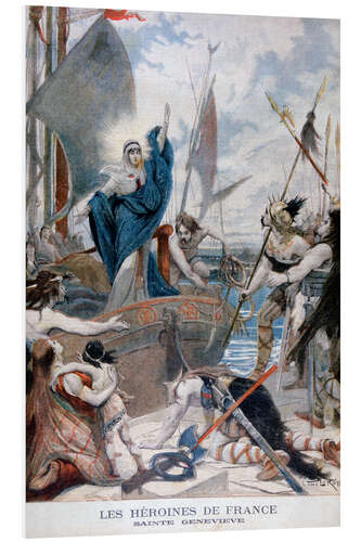 Tableau en PVC St Genevieve, Heroine of France, 1896