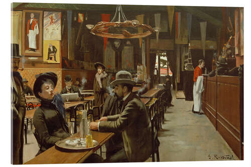 Obraz na szkle akrylowym Café de Montmartre, 1890