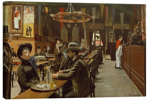 Obraz na płótnie Café de Montmartre, 1890