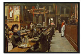 Gerahmter Kunstdruck Café de Montmartre, 1890