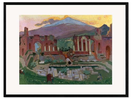 Framed art print Taormina