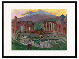 Gerahmter Kunstdruck Taormina