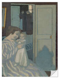 Selvklæbende plakat Mother and Child, 1895