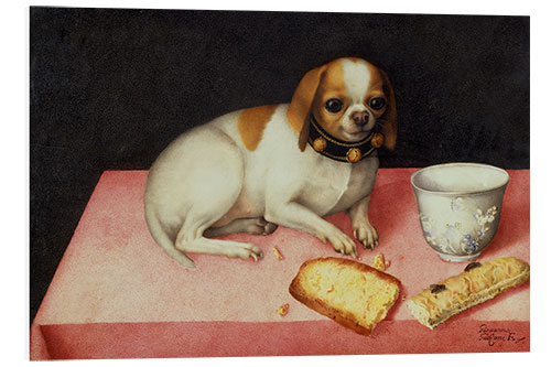 Bilde på skumplate Puppy with Bread Slice