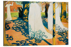 Tableau en aluminium Procession Under Trees, 1892