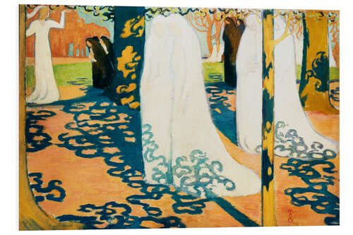 Tableau en PVC Procession Under Trees, 1892