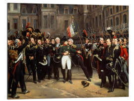 Gallery print Napoloen Bids Farewell to his Guard at Fontainebleau on 20 April 1814