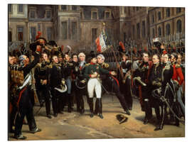 Magnettafel Napoloen verabschiedet sich von seiner Garde in Fontainebleau am 20. April 1814