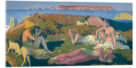 Acrylglasbild &quot;Der grüne Strand&quot;, Perros Guirec, 1909