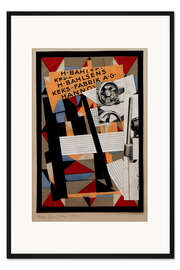 Gerahmter Kunstdruck Ohne Titel (H.Bahlsens Keks-Fabrik A.G.), 1930