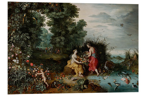 Foam board print Allegory of Earth and Water, 1650