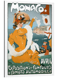 Magnettafel Motorbootausstellung, Monaco 1905