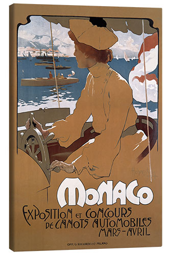 Lienzo Monaco, Exposition de Canots Automobile, 1900