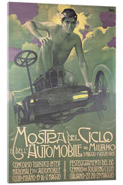 Akryylilasitaulu Mostra del Ciclo e dell’Automobile Milano, 1905