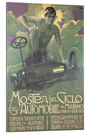 Cuadro de plexi-alu Mostra del Ciclo e dell’Automobile Milano, 1905