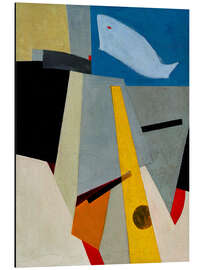 Magnettafel Ohne Titel - Bild mit Walfisch, 1924