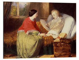 Tableau en aluminium Mozart Composes his Requiem, 1854