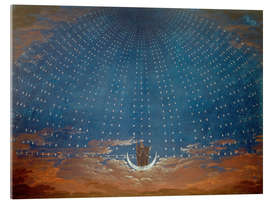 Acrylglasbild  Palast der Königin der Nacht, Die Zauberflöte, 1815 - Karl Friedrich Schinkel