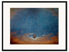 Framed art print Palace of the Queen of the Night, Die Zauberflöte, 1815