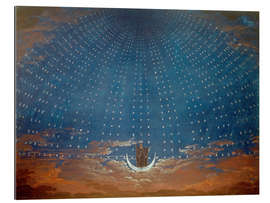 Quadro em plexi-alumínio Palace of the Queen of the Night, Die Zauberflöte, 1815