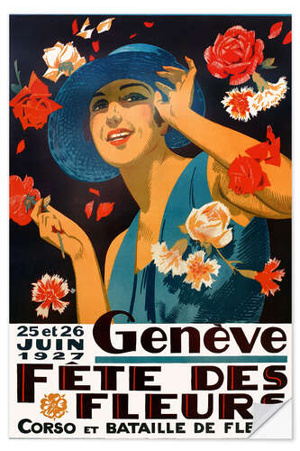 Sisustustarra Flower Festival poster, 1927